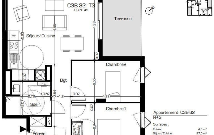 Annonces COLOMBIERS Appartement | BEZIERS (34500) | 65 m2 | 254 900 € 